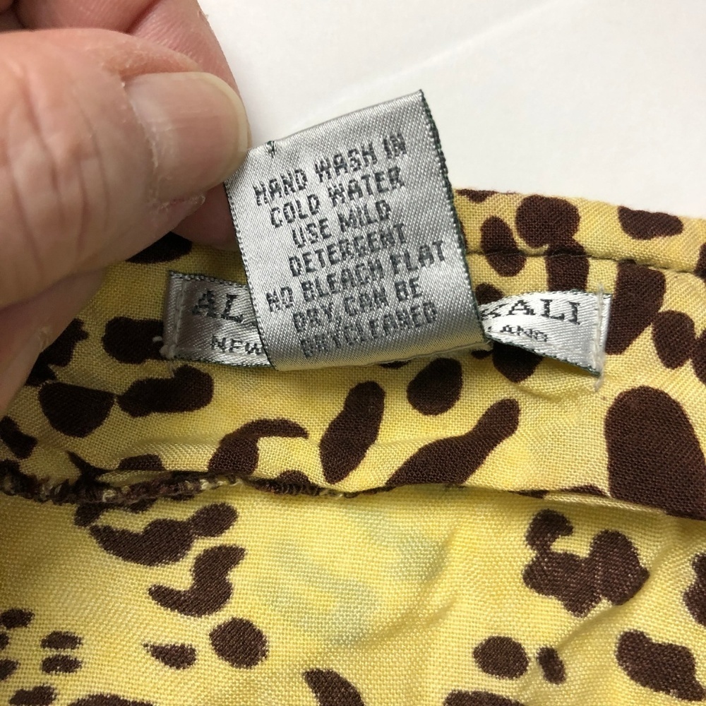 Alberto Makali Broomstick Skirt Boho Animal Print - image 6